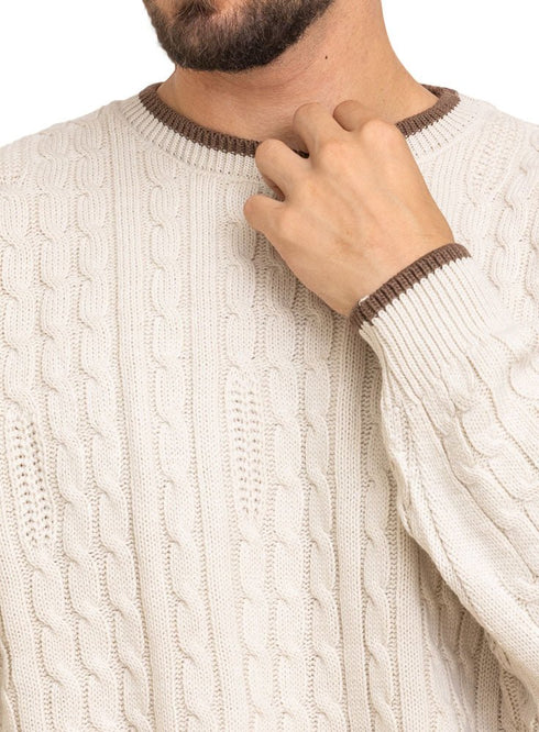 Latte - Design p2235 PF - Round Pullover - Khotwh